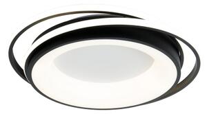 Brilagi - LED stmievateľné stropné svietidlo FLARE LED/84W/230V 47x51 cm čierna + DO