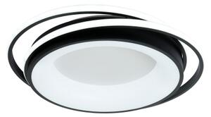 Brilagi - LED stmievateľné stropné svietidlo FLARE LED/84W/230V 47x51 cm čierna + DO
