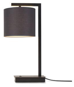 MUZZA STOLNÁ LAMPA BOSTON ČIERNA