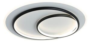 Brilagi - stmievateľné LED stropné svietidlo FLARE LED/70W/230V, priemer 50 cm, biela/čierna + diaľkové ovládanie