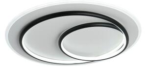 Brilagi - stmievateľné LED stropné svietidlo FLARE LED/70W/230V, priemer 50 cm, biela/čierna + diaľkové ovládanie