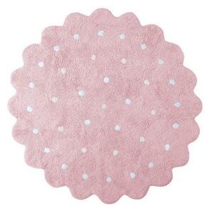 Okrúhly koberec Galletita Pink