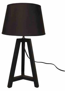 WOOOD Stolná lampa Omar – čierna 44 × 24 × 24 cm