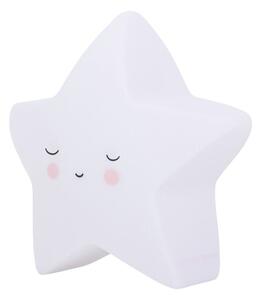 Lampička - Mini sleeping star biela