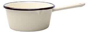 EMALIA Kastrólik smaltovaný 16cm 1,23l krémový