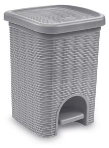 STEFANPLAST Odpadkový kôš do kúpeľne Elegance 6 l, šedý