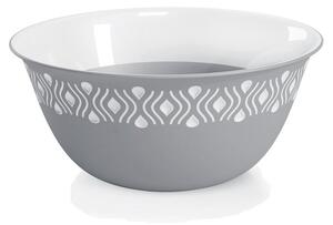 STEFANPLAST Plastová miska Tosca ? 13 cm biela/sivá