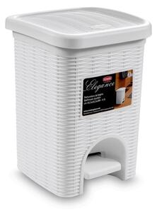 STEFANPLAST Odpadkový kôš do kúpeľne Elegance 6 l, biely