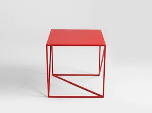 Červený Konferenčný stolík Memo 50 × 50 × 45 cm CUSTOMFORM