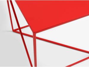 Červený Konferenčný stolík Memo 50 × 50 × 45 cm CUSTOMFORM