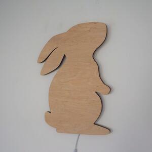 Drevená lampa - zajac