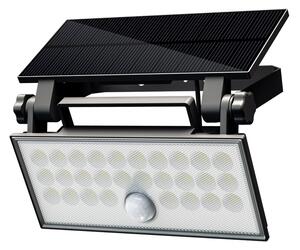 TOP LIGHT Svetlo nástenné Heleon PIR PRO, Čierna