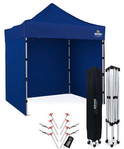 Záhradný stan 2x2m - s 3 stenami - Modrá