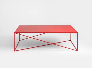 Červený Konferenčný stolík Memo 140 × 80 × 45 cm CUSTOMFORM
