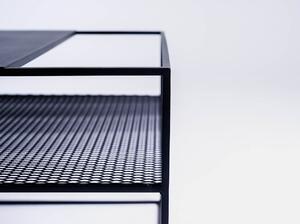 Čierny Konferenčný stolík Matrix 100 × 60 × 45 cm CUSTOMFORM
