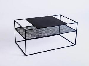 Čierny Konferenčný stolík Matrix 100 × 60 × 45 cm CUSTOMFORM