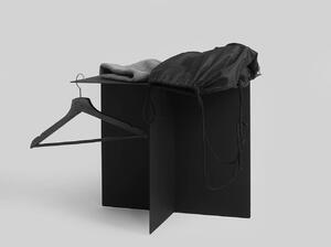 Čierny Konferenčný stolík Oli 50 × 50 × 45 cm CUSTOMFORM