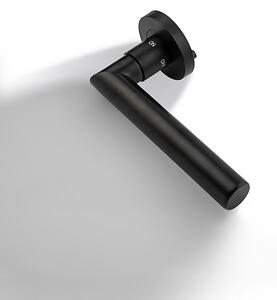Dverové kovanie COBRA VISION-R EASY LOCK (ČIERNA), kľučka-kľučka, Uzamykanie na kľučke, COBRA ČIERNA