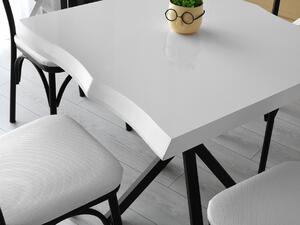 Jedálenský stôl (pre 4 osoby) Samba (biela). Vlastná spoľahlivá doprava až k Vám domov. 1088830