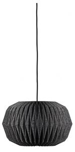 MUZZA Stropná lampa lobba 25 cm čierna