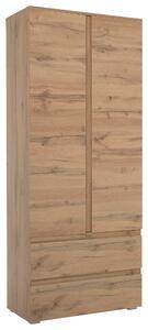 SKRIŇA S OTOČNÝMI DVERAMI, farba duba, 80/191/40 cm MID.YOU - Skrine, Online Only