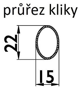 Okenné kovanie TWIN BLOCK H 1807 RO (E), 3 polohy, Twin E (nerez matná)