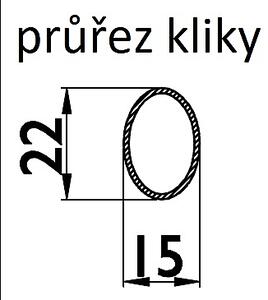 Okenné kovanie TWIN BLOCK H 1807 HR RO (E), 3 polohy, Twin E (nerez matná)