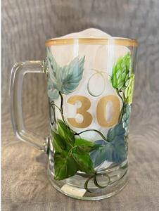 Pivný krígeľ, pohár na pivo 30 - Zelená