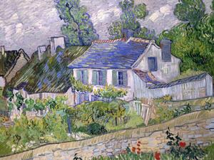 Umelecká tlač Houses at Auvers - Vincent van Gogh, (40 x 30 cm)