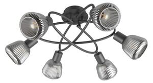 TRIO 662800632 TARIFA stropné svietidlo D590mm 6xE14 čierna matná
