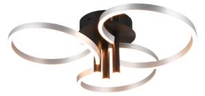 TRIO 648110605 CARUSO stropné svietidlo D650mm SMD LED 43W/4980lm 2300+3000+4000K brúsený hliník, switchdimmer