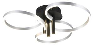 TRIO 648110605 CARUSO stropné svietidlo D650mm SMD LED 43W/4980lm 2300+3000+4000K brúsený hliník, switchdimmer