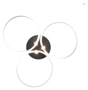 TRIO 648110605 CARUSO stropné svietidlo D650mm SMD LED 43W/4980lm 2300+3000+4000K brúsený hliník, switchdimmer