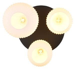 TRIO 619800308 DIVA stropné svietidlo D390mm 3xE27 mosadz matná, biela