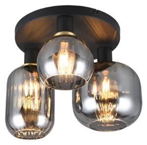 TRIO 619800332 DIVA stropné svietidlo D390mm 3xE27 čierna matná