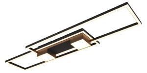 TRIO 647710432 ALBANY stropné svietidlo SMD LED 37W/4300lm 2700-6500K čierna matná, diaľkový ovládač
