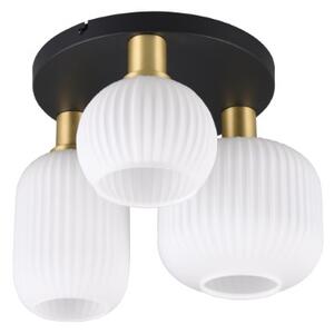 TRIO 619800308 DIVA stropné svietidlo D390mm 3xE27 mosadz matná, biela