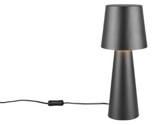 TRIO 562900132 NUBIAN stolná lampička V400mm 1xE27 čierna matná