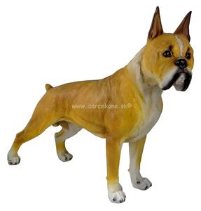 Soška pes Nemecký boxer 42cm