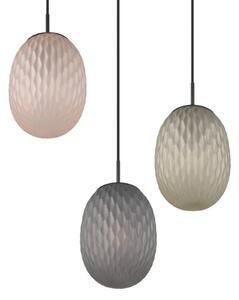 TRIO 364230317 FACETTE závesné svietidlo D430mm 3xE27 čierna matná, viacfarebná