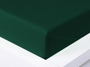 XPOSE® Bavlnená plachta - tmavo zelená 140x225 cm