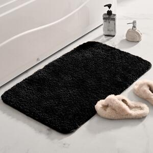 XPOSE® Kúpeľňová predložka AIRY - čierna 40x60 cm