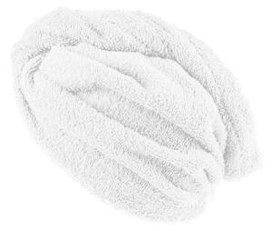 XPOSE® Froté turban na vlasy VERONA - biely 30x75 cm