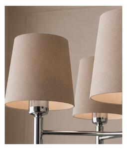 Brilagi - Luster na tyči MONTE 5xE27/15W/230V béžová/lesklý chróm