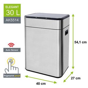 Elegant Bezdotykový kôš 30 l HELPMATION AK5514
