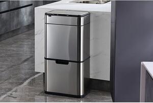 Elegant Bezkontaktný odpadkový kôš na triedený odpad 60 l HELPMATION AK8892