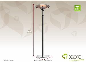 Millbury Vonkajší stojanový ohrievač TEPRO 2141