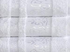 XPOSE® Bambusový uterák CATANIA - biely 50x90 cm