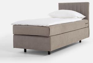 Kontinentálna posteľ SILLA s matracom sivá 90x200 cm
