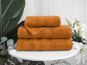 XPOSE® Froté uterák DEVON - oranžový 50x90 cm